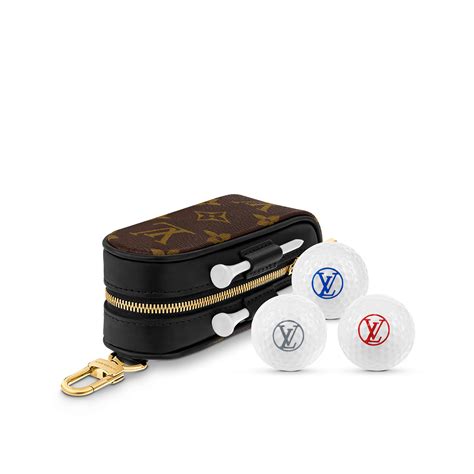 louis vuitton golf ball pouch|Black Monogram Andrews Golf Kit .